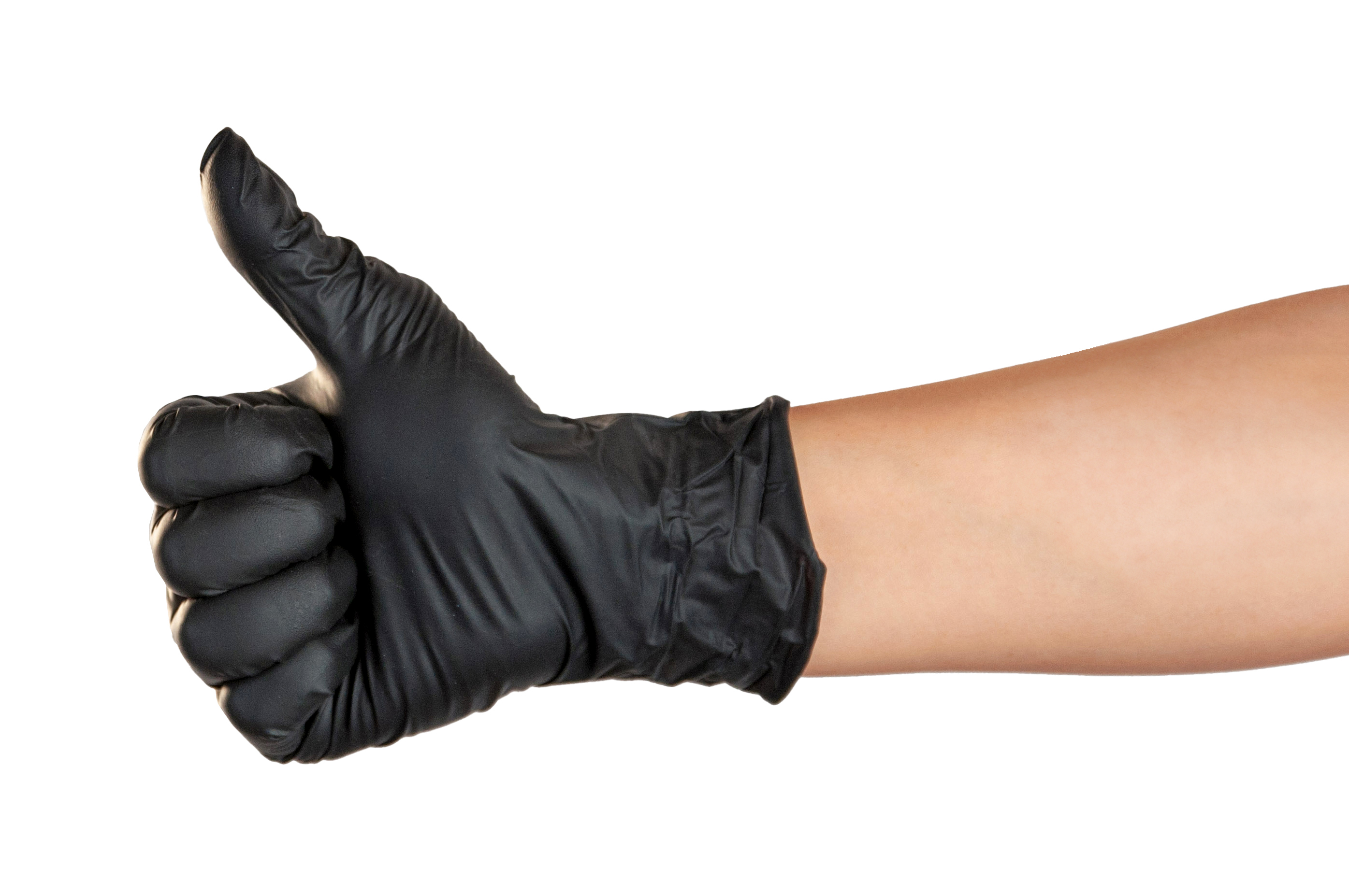 Guantes Nitrilo Negro. Reforzado (1x100un) Mediglove