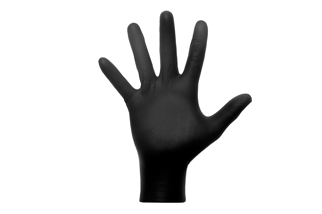 Guantes De Nitrilo Black soft. Sin Polvo - (1x100un) Mediglove