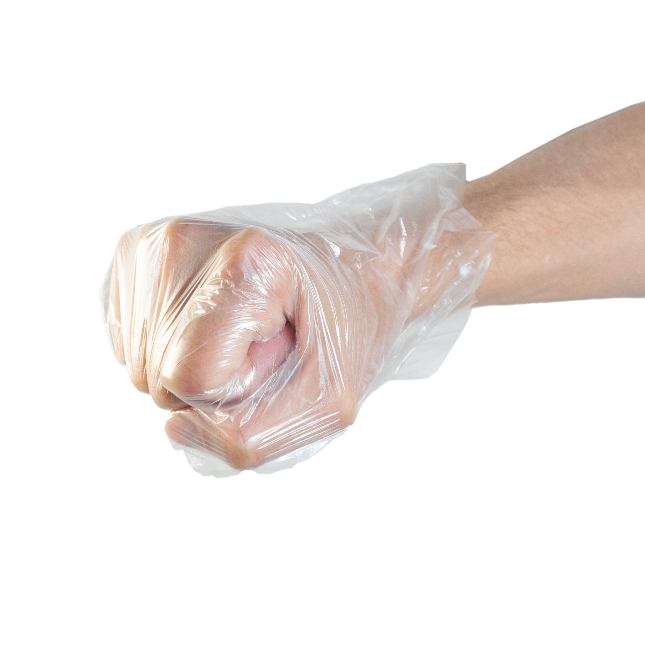 Guantes Manoplas de POLIETILENO Descartables (1x100un)