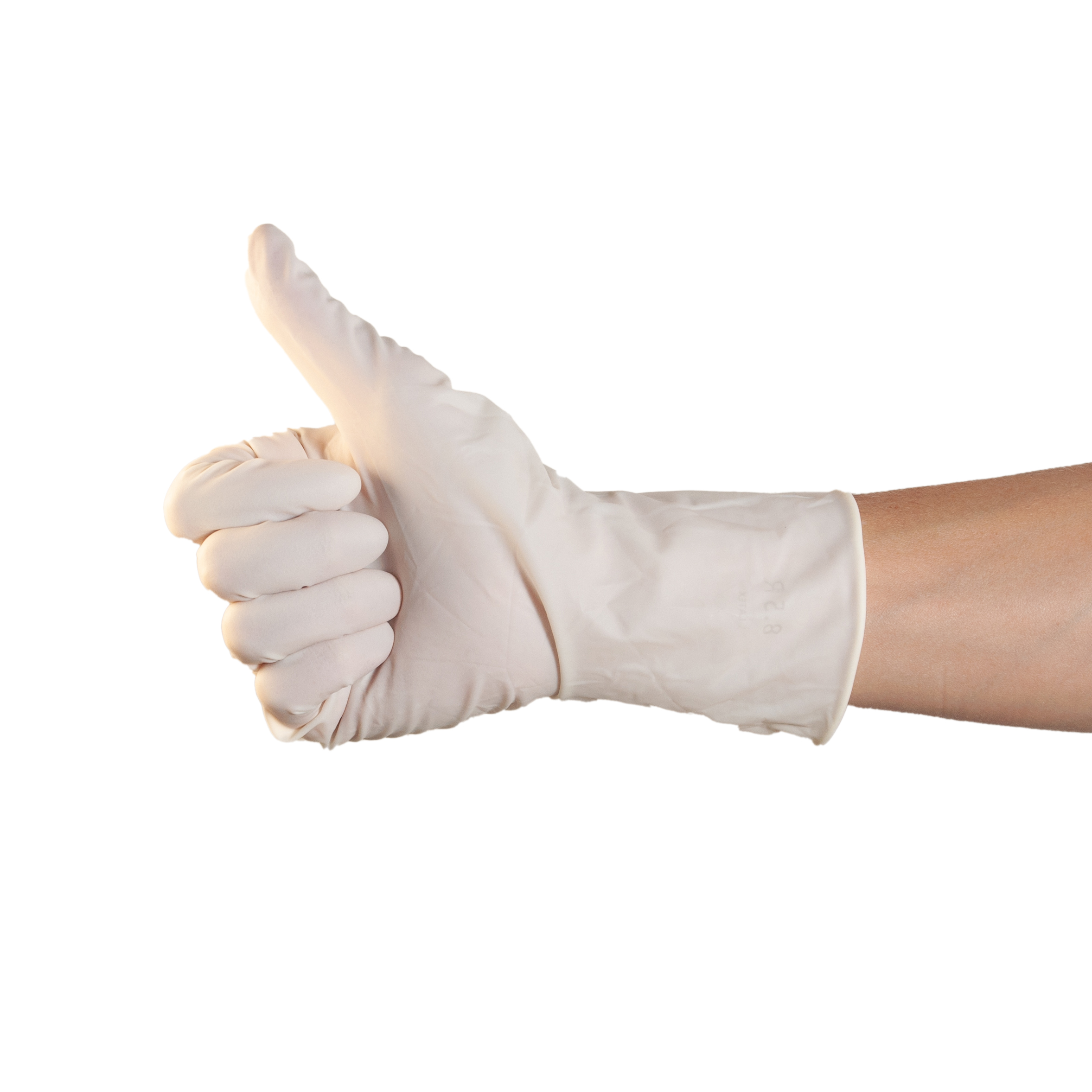 Guantes para cirugías sin polvo sin latex POLYISOPRENE- PAR 